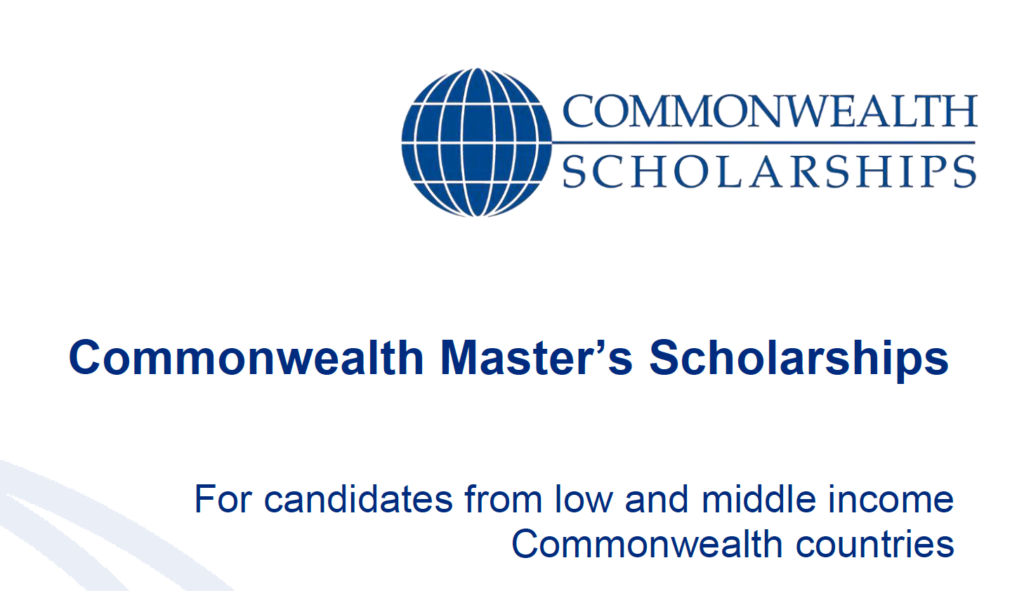 2020 Commonwealth Master’s Scholarships for Students from Low and